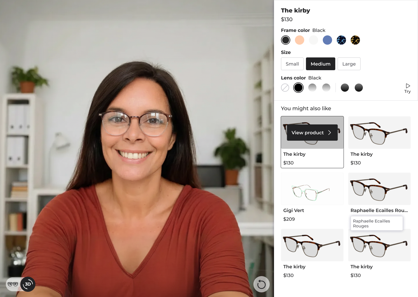 What are the Native Frame Carousel configuration options